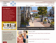 Tablet Screenshot of hometownhealthcenters.org